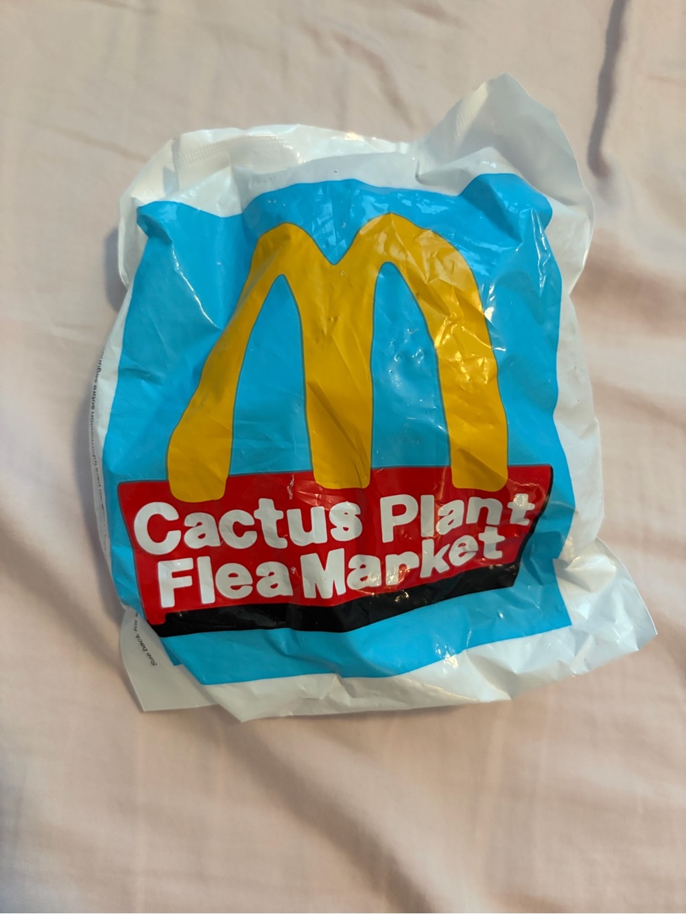 Grimace McDonald's Cactus Plant Flea Market Happy Meal Toy Sealed Bag 2022